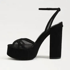 Sandy Block Heel Platform Sandal