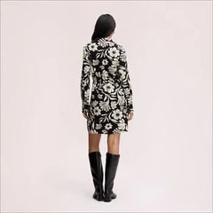Floral Shirt Mini Dress