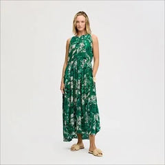 Side Tie Maxi Dress