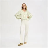 Pintuck Trouser Jean