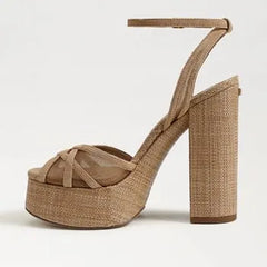 Sandy Block Heel Platform Sandal