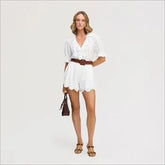 Short Sleeve Flounce Top