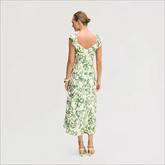 Petal Sketch Maxi Dress
