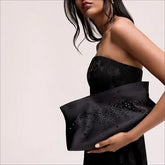 Poppy Oversized Drawstring Clutch