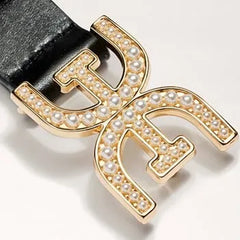 30MM Pearl Logo Belt