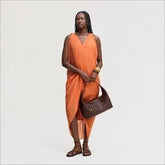 Knot Detail Midi Dress