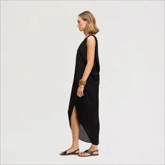 Knot Detail Midi Dress