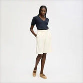 V-Neck Short Sleeve Sweater