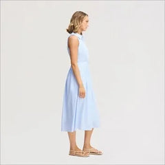 Striped Shirt Maxi Dress