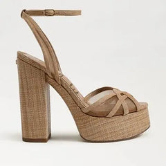Sandy Block Heel Platform Sandal
