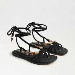 Rori lace Up Flat Sandal