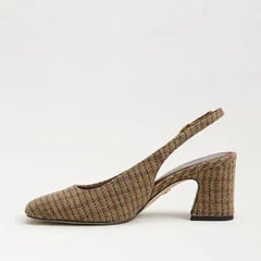 Lucille Block Heel Slingback