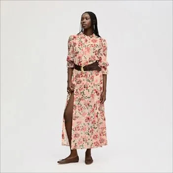 Blouson Midi Dress
