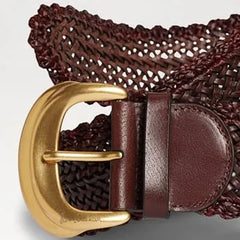 64mm Braided Wide Belt