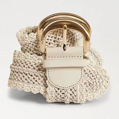 64mm Braided Wide Belt