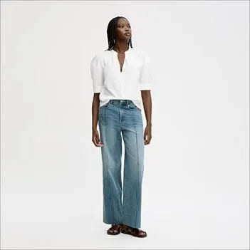 Pintuck Trouser Jean