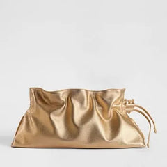Poppy Oversized Drawstring Clutch