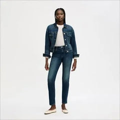 Cinch Waist Denim Jacket