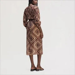 Printed Sarong Skirt