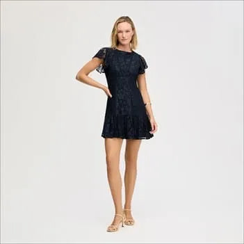 Laced Shirt Mini Dress