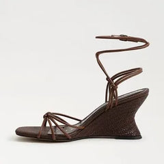 Daxton Strappy Wedge Heel Sandal