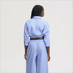3/4 Sleeve Stripe Shirt