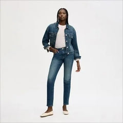 Mid Rise Pencil Jean