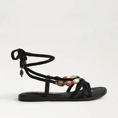 Rori lace Up Flat Sandal