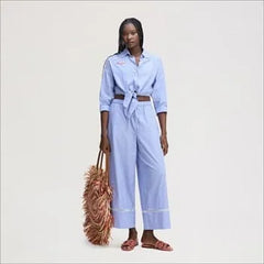 3/4 Sleeve Stripe Shirt