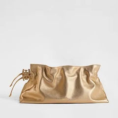 Poppy Oversized Drawstring Clutch
