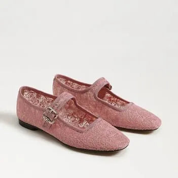 Michaela Mesh Mary Jane Flat
