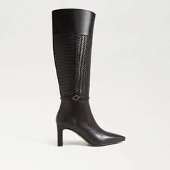 Sylvia Weave Wide Calf Knee High Boot