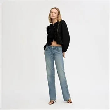 Low Rise Slouch Girlfriend Jean
