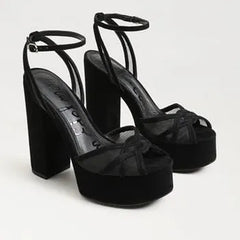 Sandy Block Heel Platform Sandal