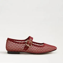 Michaela Mesh Mary Jane Flat