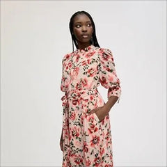 Blouson Midi Dress