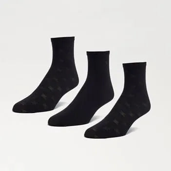 3 Pack Logo Ankle Socks