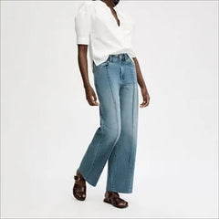 Pintuck Trouser Jean