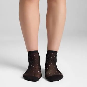 3 Pack Sheer Dot Anklet